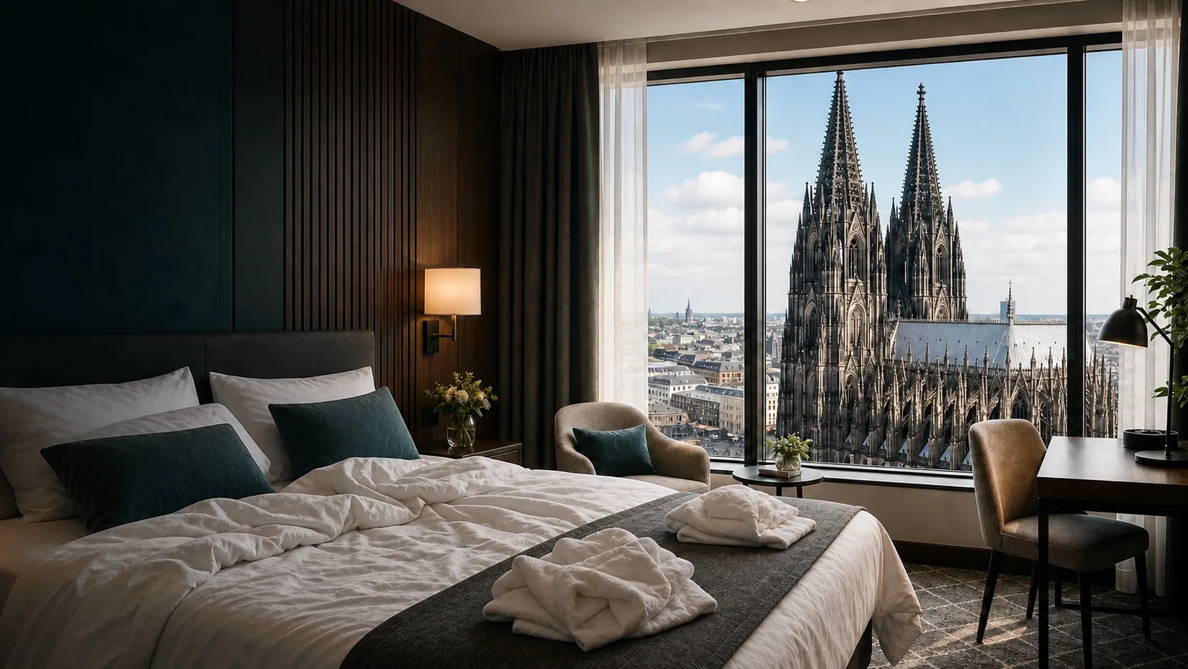Checkout-Zustand vor dem Housekeeping-Übergabecheck Hotelzimmer in Köln vor dem Guest-Ready-Qualitätscheck