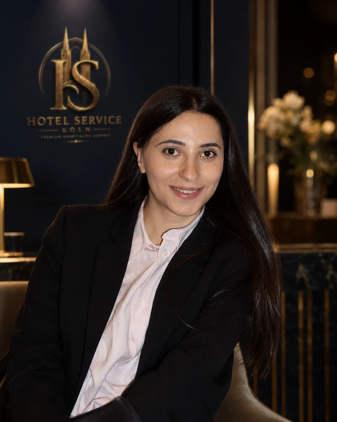 Tamuna Lomsadze, qualifizierte Hotelfachfrau und Inhaberin, die Hotel Service Köln verantwortet